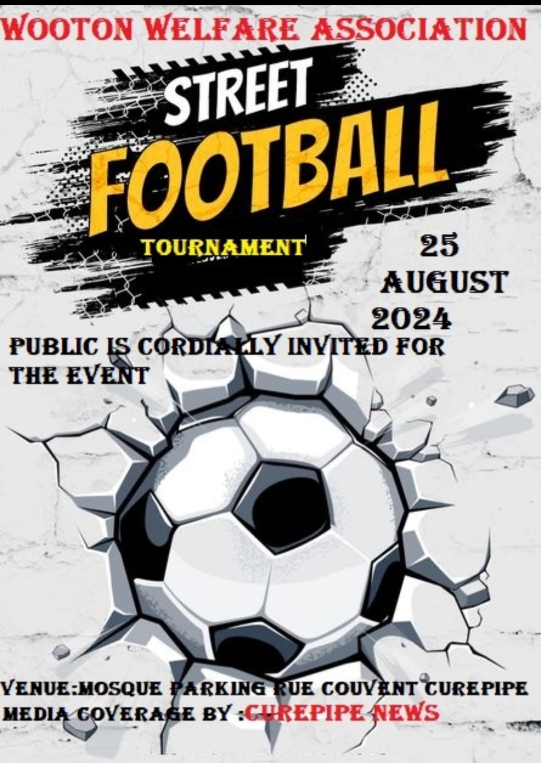 Street Football Tournament Curepipe